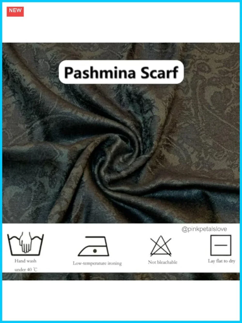 Pashmina Shawl Wrap Reversible Jacquard Wedding Scarf Womens Soft Lightweight